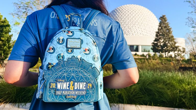 2024 Disney Wine & Dine Half Marathon Weekend Loungefly Backpack